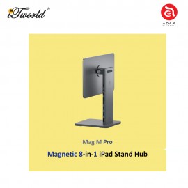 ADAM elements Mag M Pro Magnetic 8-in-1 iPad Stand Hub 12" 840741114433