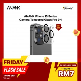 ANANK iPhone 15/15 Plus Camera Tempered Glass Pro 9H
