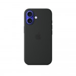 Apple iPhone  16 Silicone Case with MagSafe - Black