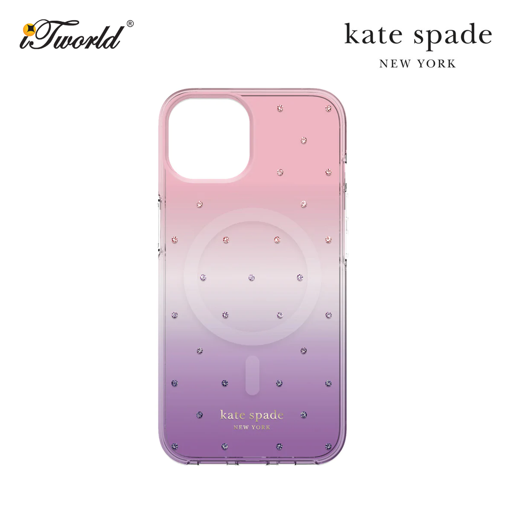 KATE-SPADE-New-York-Protective-Hardshell-for-Magsafe-case-for-iPhone-14 -Pro-Ombre-Pin-Dot