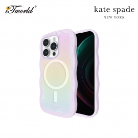 Kate Spade New York Wavy for MagSafe Case iPhone 16 Pro - Opal Iridescent 840171740684