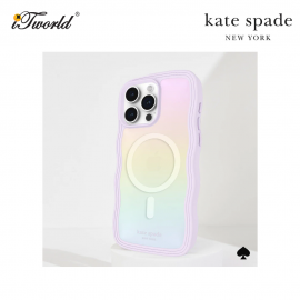 Kate Spade New York Wavy for MagSafe Case iPhone 16 Pro - Opal Iridescent 840171740684