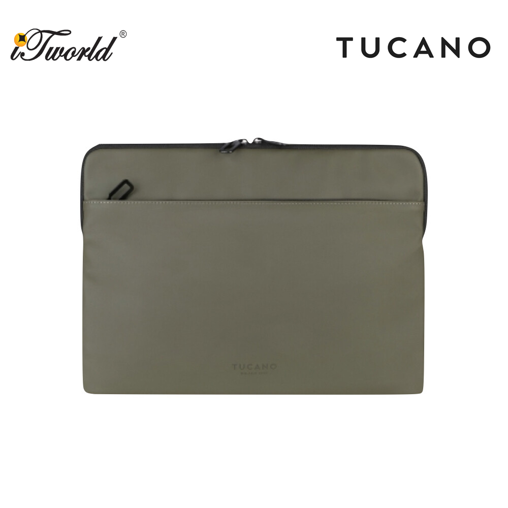 TUCANO GOMMO SLEEVE 15.6" - MILITARY GREEN