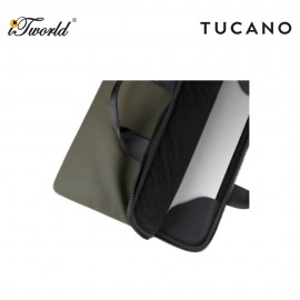 TUCANO GOMMO SUPERSLIM BAG 15.6" - MILITARY GREEN