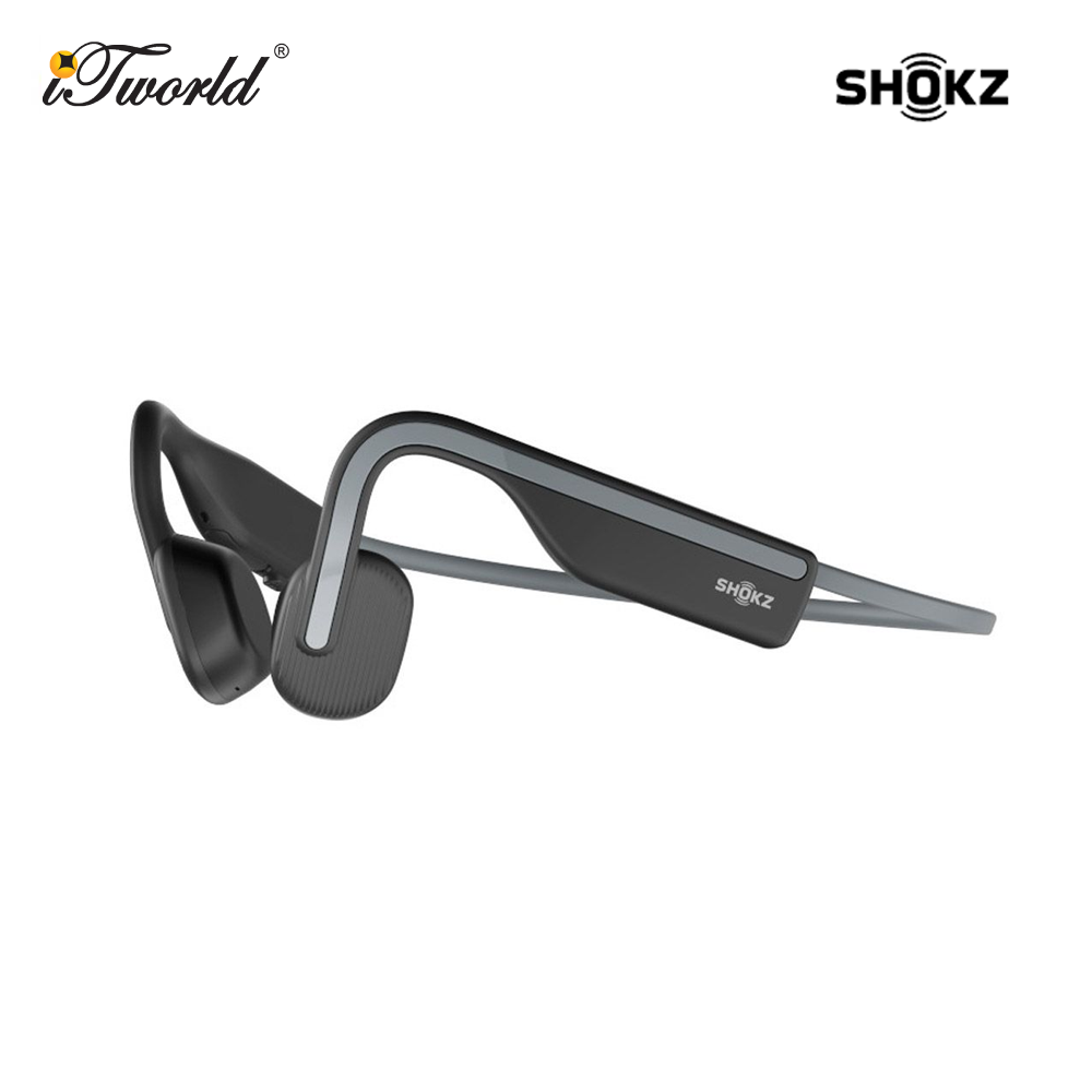 SHOKZ OPENMOVE Bone Conduction Open-ear Lifestyle/Sport Headphones - Grey S661GY  850033806298