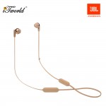 JBL T215BT Wireless Earbud Headphones - Champagne Gold 050036379472