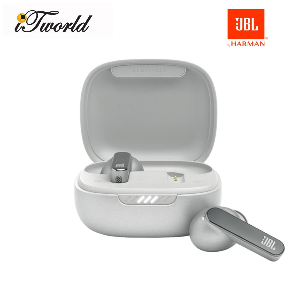 JBL LIVE Pro 2 TWS NOICE CANCELLING EARBUDS-White Gloss 050036388030