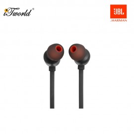 JBL T310 Wired Hi-Res In-Ear Headphones (Compatible to IPhone) - Black 050036400961