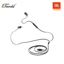 JBL T310 Wired Hi-Res In-Ear Headphones (Compatible to IPhone) - Black 050036400961