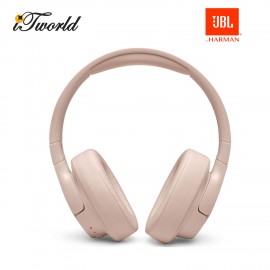 JBL TUNE 710BT Wireless Over-Ear Headphones with Built-in Microphone - Blush Pink