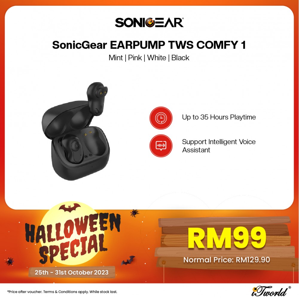 Sonic Gear EARPUMP TWS COMFY 1 Black