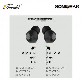 SONICGEAR EARPUMP TWS JEWEL 2 (2024) – Beige 8886411931179