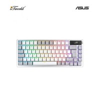 ASUS M701 ROG AZOTH NX MECHANICAL HOT-SWAP / RED LINEAR KEYBOARD - WHITE (90MP0316-BKUA11)