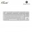 Keychron K8 Pro Hot-Swap RGB Aluminum Wireless Mechanical Keyboard (White) with ...
