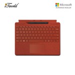 Microsoft Surface Pro 8/Pro X Signature Keyboard Cover with Slim Pen Poppy Red - 8X6-00035