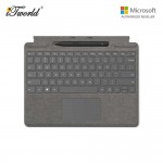 Microsoft Surface Pro Keyboard (11th Edition) with Slim Pen Platinum - 8X6-00228