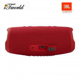 JBL Charge 5 Portable Waterproof Speaker - Red (050036380157)