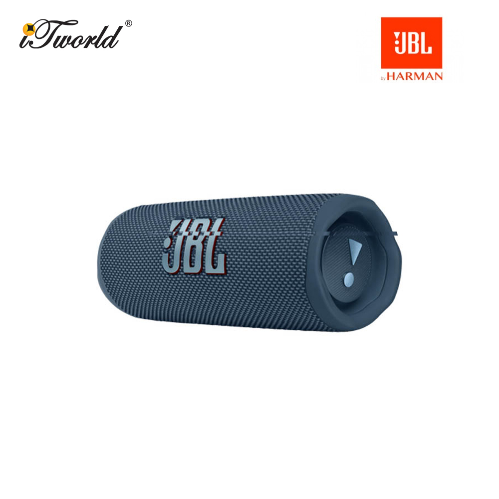 JBL Flip 6 Portable Waterproof Bluetooth Speaker - Blue 050036384322