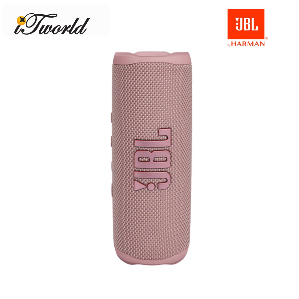 JBL Flip 6 Portable Waterproof Bluetooth Speaker - Pink 050036384360