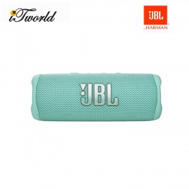 JBL Flip 6 Portable Waterproof Bluetooth Speaker - Teal 050036384377