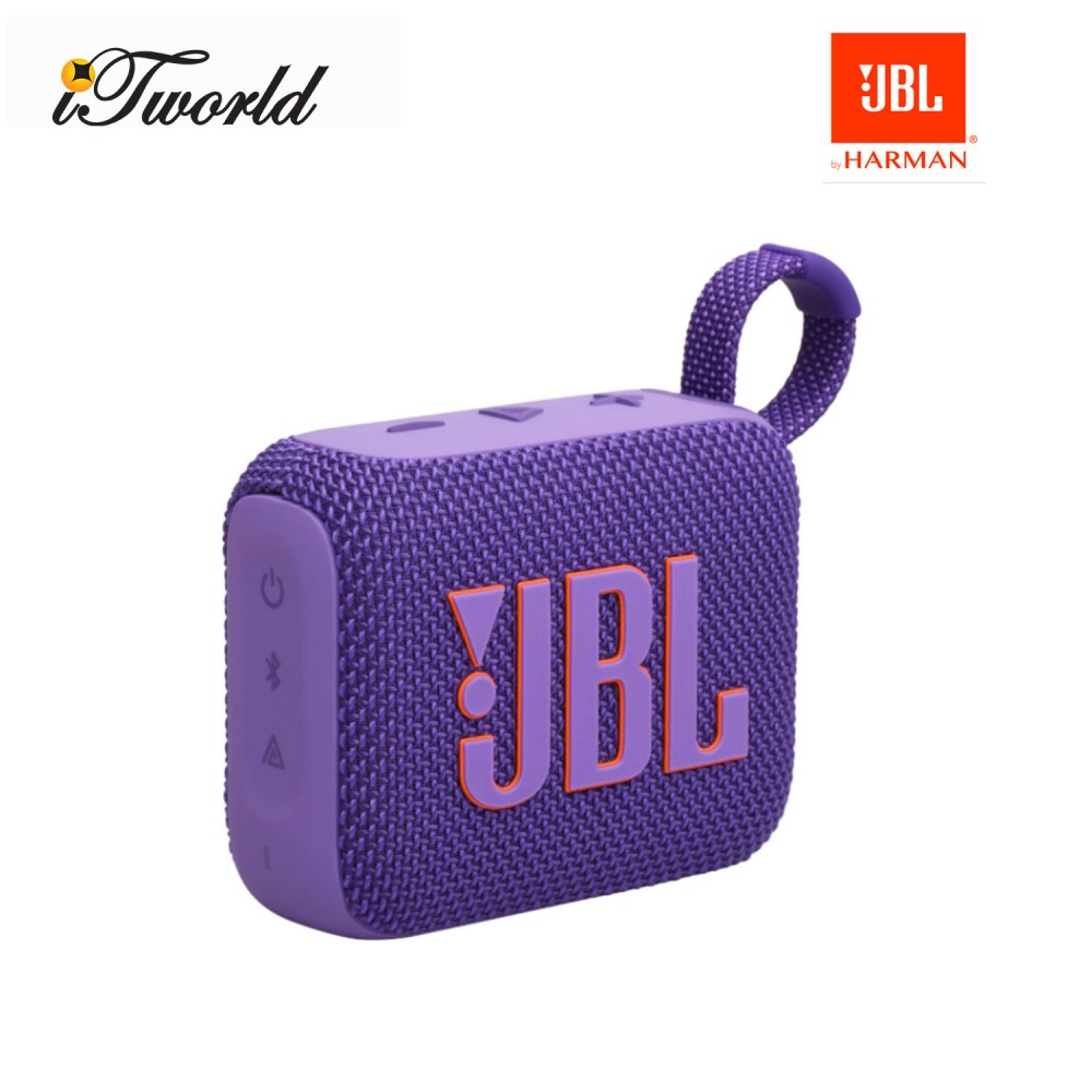 JBL GO 4   Portable Waterproof Speaker -Purple 050036399388