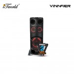 Vinnfier Tango Pro 5 WMB Portable Karaoke Bluetooth Speaker with 2 Wireless Microphones