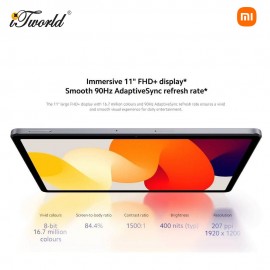 (Pre Order) Xiaomi Redmi Pad SE 8GB + 256GB - Grey