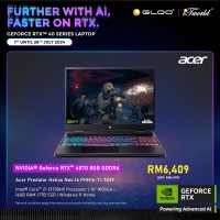 [Pre-order] Acer Predator Helios Neo 16 PHN16-71-7839 Gaming Laptop (NVIDIA??® GeForce RTX™ 4070 8GB,i7-13700HX,16GB,1TB SSD,16"WQXGA,W11H,Blk,2Y) [ETA:3-5 working days]