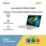 [Pre-order] Acer Swift GO 14 SFG14-41-R3ZM Laptop (R7-7730U,16GB,512GB SSD,AMD Radeon Graphics,H&S,14”FHD,W11H,Sil) [ETA: 3-5 working days]