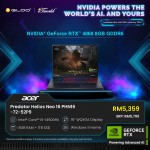 [Pre-order] Acer Predator Helios Neo 16 PHN16-72-52P9 Gaming Laptop (NVIDIA  ® GeForce RTX™ 4060 8GB,i5-14500HX,8GB,1TB SSD,16” WQXGA,W11H,Blk,2Y) [ETA:3-5 working days]