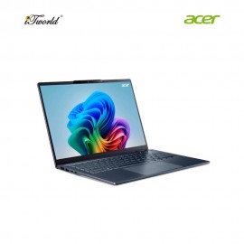 Acer Swift 14 AI SF14-51-50EF Laptop (U5 Series 2-226V,16GB,512GB SSD,Intel Arc Graphics,H&S+M365,14” WUXGA,W11H,Blue,2Y)