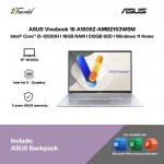 ASUS Vivobook 16 A1605Z-AMB2153WSM Laptop (i5-12500H,16GB,512GB SSD,Intel Iris Xe Graphics,H&S+M365,16”WUXGA,W11H,Silver,2Y)