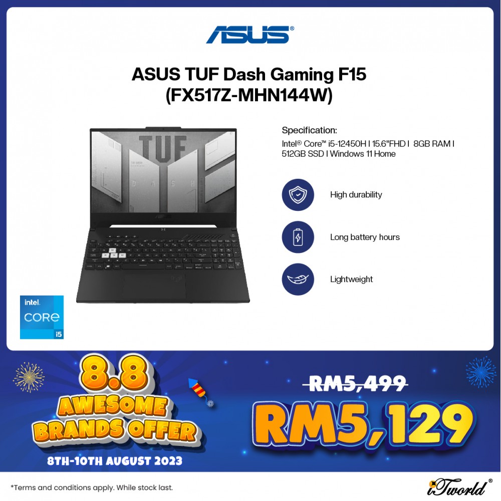 Asus-TUF-Dash-Gaming-F15-FX517Z-MHN144W-Gaming-Laptop