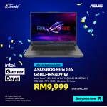 ASUS ROG Strix G16 G614J-IRN4091W Gaming Laptop (i9-14900HX,32GB,1TB SSD,RTX4070 8GB,16”QHD+,W11H,Green,2Y) 