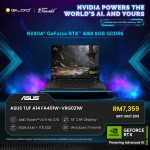 ASUS TUF A14 FA401W-VRG021W Gaming Laptop (NVIDIA  ® GeForce RTX™ 4060 8GB,R9 AI-HX370,16GB,1TB SSD,14”2.5K WQXGA,W11H,Jaeger Gray,2Y)