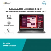 Dell Latitude 3550 Notebook L3550-i51335-8-512-W11-C (i5-1335U,8GB,512GB SSD,Integrated Graphics15.6”FHD,W11P,1Y)