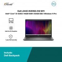 Dell L3440-I53516G-512-W11 (i5-1335U,16GB,512GB SSD,Intel UHD Graphics,14"FHD,W11P,1Y Pro)