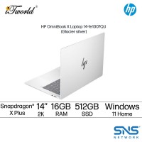 HP OmniBook X Laptop 14-fe1007QU (Snapdragon??® X Plus | 14" 2.2K Touch | 16GB | 512GB SSD | Qualcomm Adreno GPU | Windows 11 Home | Preinstalled Microsoft Office Home And Student + Office 365 Basic)