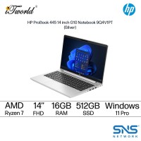 HP Probook 445 G10 9Q4V1PT (R7-7730U, 16GB, 512GB SSD, UMA, 14"FHD, Windows 11 Pro, Silver, 1 Year)