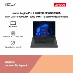 [Pre-order] Lenovo Legion Pro 7 16IRX8H 82WQ00B8MJ Gaming Laptop (i9-13900HX,32GB,1TB SSD,RTX4090 16GB,16"WQXGA,W11H,Gry,2Y) [ETA:3-5 working days]