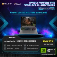 Lenovo Gaming Legion 5 16IRX9 83DG008QMJ (NVIDIA??® GeForce RTX™ 4060 8GB,i7-14650HX,16GB,1TB SSD,16" WQXGA,W11H,Grey,2Y) 