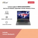 [Pre-order] Lenovo Legion 5 16IRX9 83DG008RMJ Gaming Laptop (i9-14900HX,32GB,1TB SSD,RTX4070 8GB,16"WQXGA,W11H,Luna Grey,2Yrs) [ETA:3-5 working days]