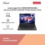 [Pre-order] Lenovo Legion Pro 5 16IRX9 83DF00CGMJ Gaming Laptop (NVIDIA  ® GeForce RTX™ 4070 8GB,i9-14900HX,32GB,1TB SSD,16"WQXGA,W11H,Grey,2Y) [ETA:3-5 working days]