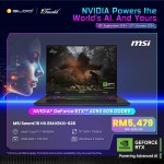 [Pre-order] MSI Sword 16 HX B14VEKG-628MY Gaming Laptop (NVIDIA  ® GeForce RTX™ 4050 6GB, i7-14650HX,16GB,1TB SSD,16”QHD+,W11H,Gray,2Y) [ETA:3-5 working days]