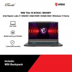 MSI Thin 15 B13UC-1864MY Gaming Laptop (i7-13620H,8GB,512GB SSD,RTX3050 4GB,15.6” FHD,W11H,Grey,2 Yrs)