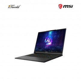 MSI Stealth A16 AI+ A3HVFG-043MY Gaming Laptop (Ryzen AI 9 365,32GB,1TB SSD,RTX4060 8GB,16”QHD+,W11H,Blk,2Y)