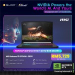 MSI Katana 15 B13VGK-2055MY Gaming Laptop (NVIDIA  ® GeForce RTX™ 4070 8GB,i7-13620H,16GB,1TB SSD,15.6” FHD,W11H,Blk,2Y) 