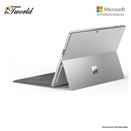 Microsoft Surface Pro - Copilot+ PC - 13" - Snapdragon  ® X Plus -16GB Memory - 256GB SSD - (Latest Model, 11th Edition) - Platinum - ZHX-00013 + Shieldcare 1 Year Extended Warranty + Microsoft 365 Personal