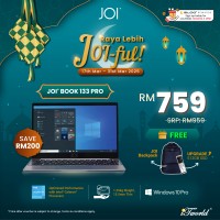 JOI Book 133 Pro Notebook (Celeron N4120,4GB,128GB eMMC,13.3''FHD,W10,GRY)