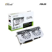 ASUS Dual GeForce RTX™ 4070 SUPER White OC Edition 12GB GDDR6X Graphics Card - 90YV0K84-MONA00